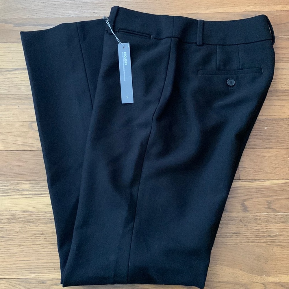 Loft black dress pants trousers in “Julie” fit. Size 2. NWT. - Picture 1 of 12